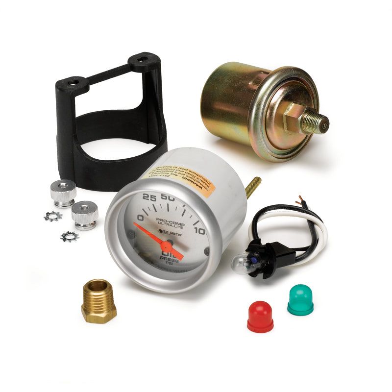 AutoMeter 4327 - ATM4327 - Autometer Ultra-Lite 52mm 0-100 PSI Electronic Oil Pressure Gauge - Shipped in Europe - Tuningsupply.com