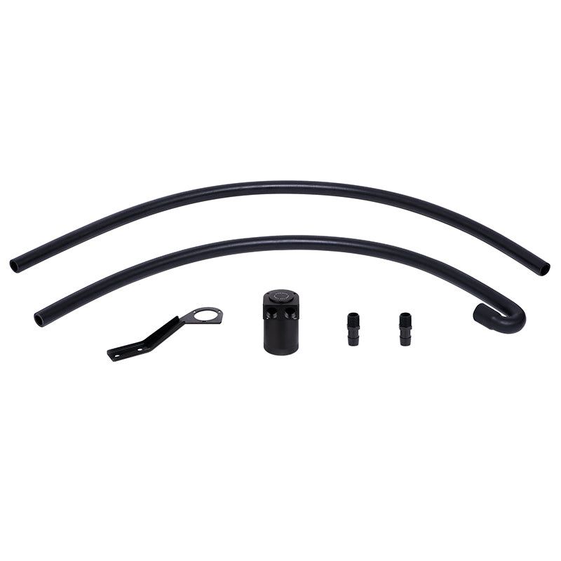 Mishimoto MMBCC-N54-06CBE2 - MISMMBCC-N54-06CBE2 - Mishimoto 07-10 BMW N54 Baffled Oil Catch Can Kit - Black (CCV Side) - Shipped in Europe - Tuningsupply.com