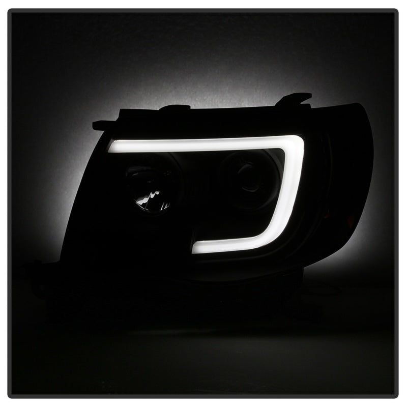 SPYDER 5085771 - SPY5085771 - Spyder 05-11 Toyota Tacoma Ver 2 Proj Headlights - Light Bar DRL - Black Smoke PRO-YD-TT05V2-LB-BSM - Shipped in Europe - Tuningsupply.com