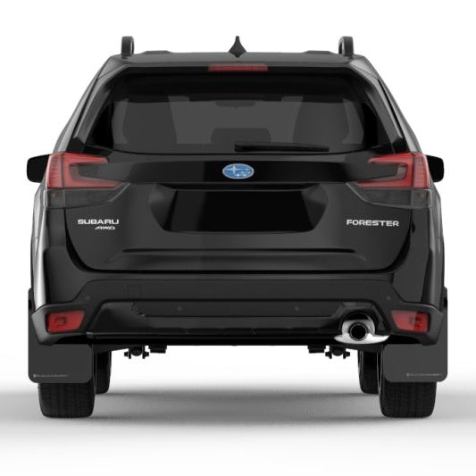Rally Armor MF52-UR-BLK/GRY - RALMF52-UR-BLK/GRY - Rally Armor 19-21 Subaru Forester Black UR Mud Flap w/ Grey Logo - Shipped in Europe - Tuningsupply.com