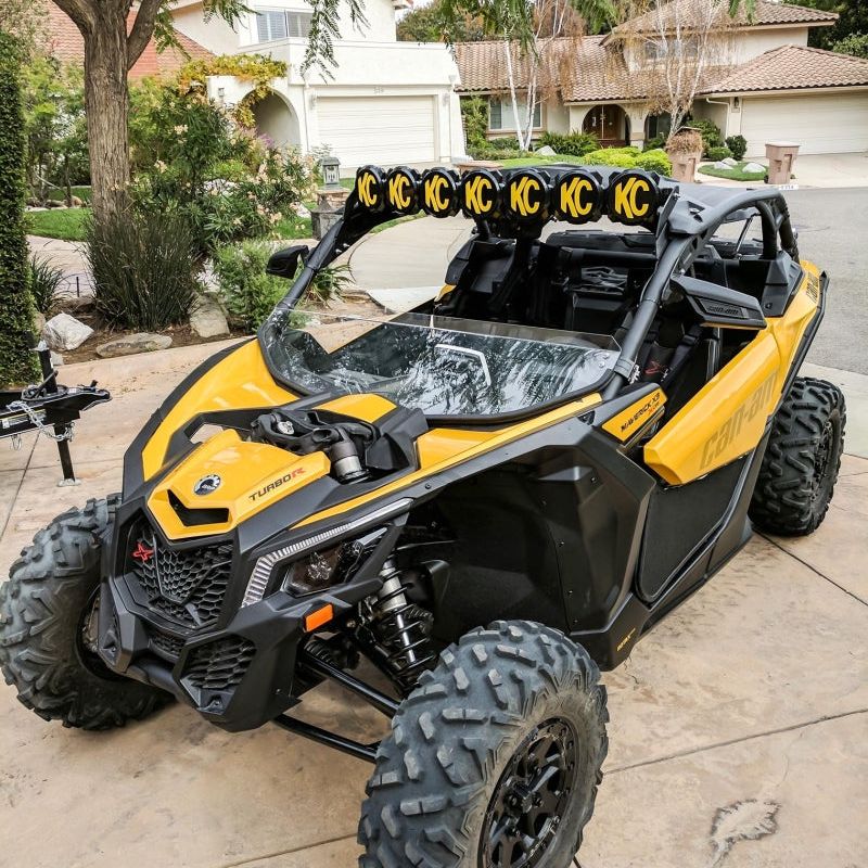 KC HiLiTES 91334 - KCL91334 - KC HiLiTES Can-Am X3 45in. Pro6 Gravity LED 7-Light 140w Combo Beam Overhead Light Bar System - Shipped in Europe - Tuningsupply.com