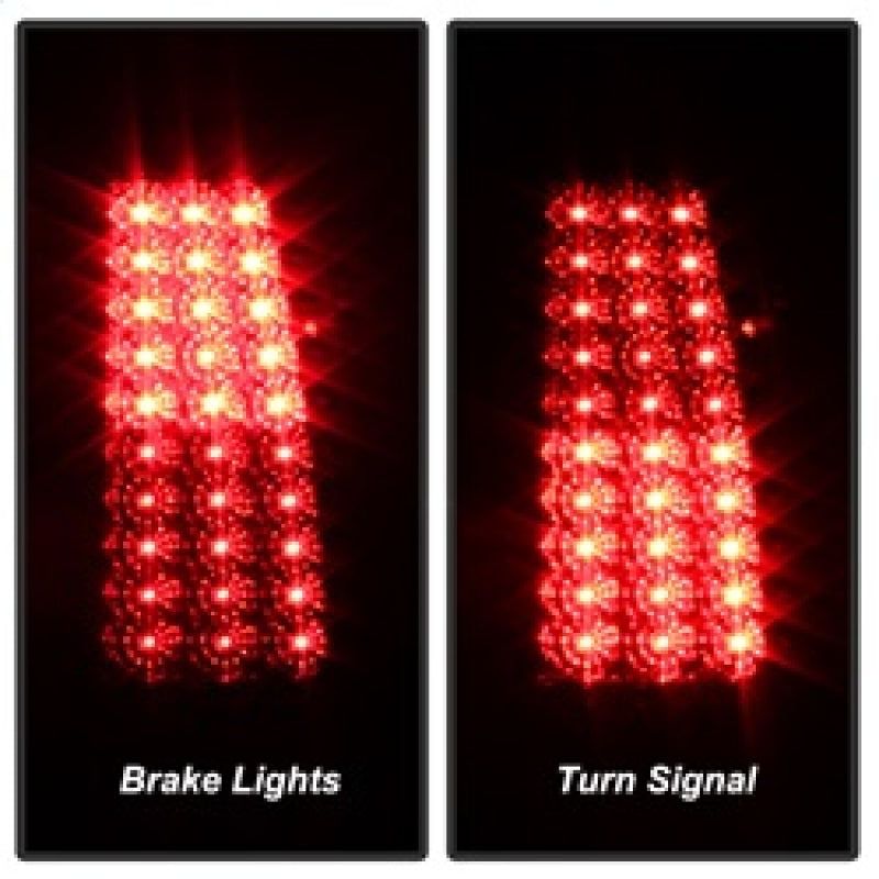 SPYDER 5008787 - SPY5008787 - xTune Chevy Silverado 1500/2500/3500 03-06 LED Tail Lights Red Clear ALT-ON-CS03-LED-RC - Shipped in Europe - Tuningsupply.com