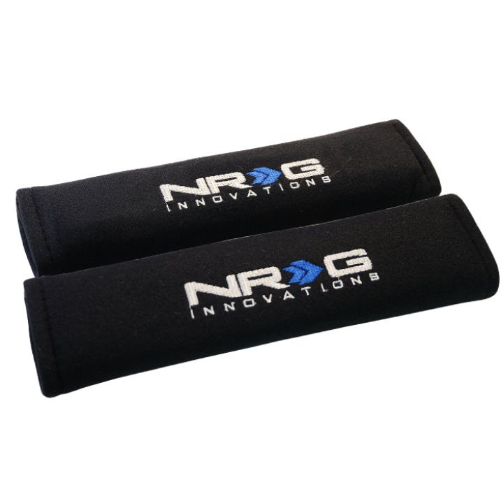 NRG SBP-27BK - NRGSBP-27BK - NRG Seat Belt Pads 2.7in. W x 11in. L (Black) Short - 2pc - Shipped in Europe - Tuningsupply.com