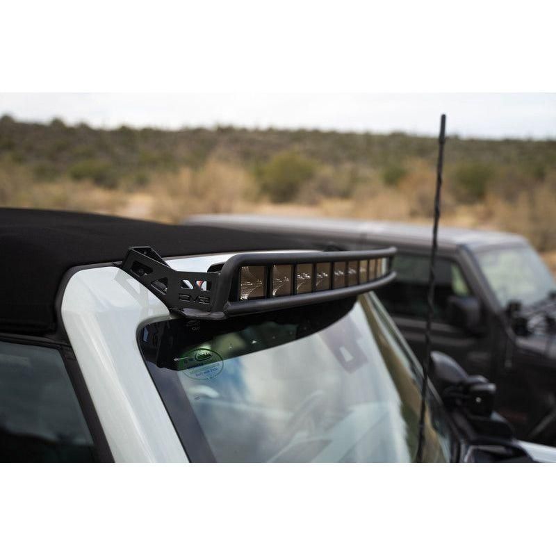 DV8 Offroad LBBR-03 - DVELBBR-03 - DV8 21+ Ford Bronco Curved Light Bracket for 12 3in. Pod Lights - Shipped in Europe - Tuningsupply.com