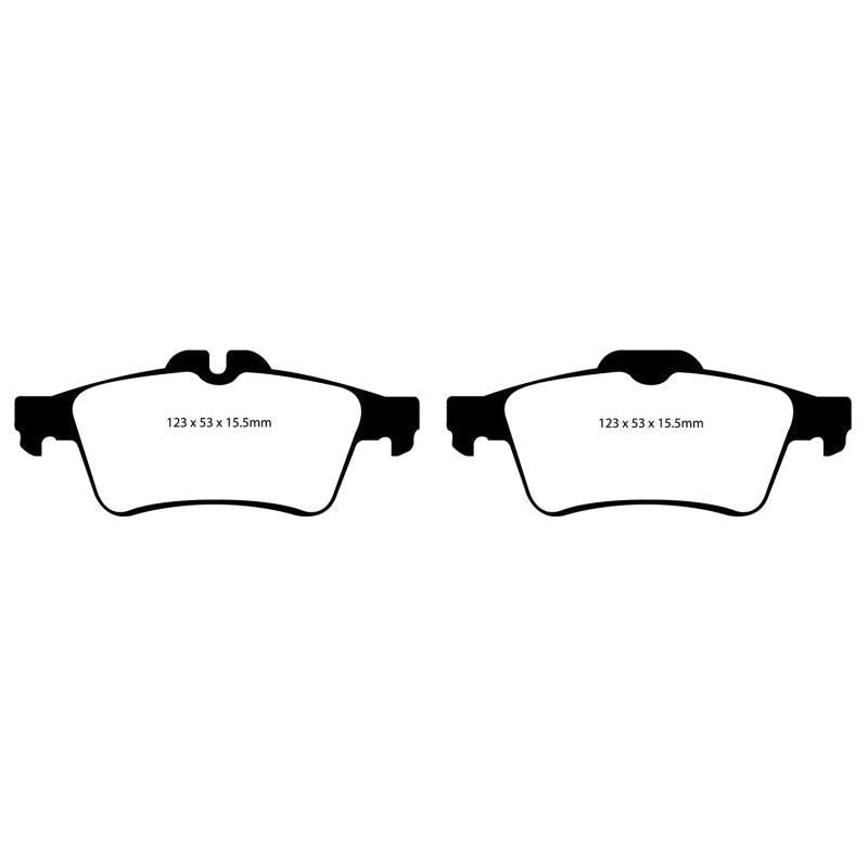 EBC DP31749C - EBCDP31749C - EBC 08-10 Chevrolet Cobalt 2.0 Turbo (SS) Redstuff Rear Brake Pads - Shipped in Europe - Tuningsupply.com