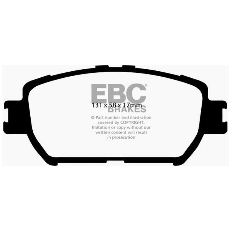 EBC DP41642R - EBCDP41642R - EBC 06-07 Lexus GS300 3.0 Yellowstuff Front Brake Pads - Shipped in Europe - Tuningsupply.com