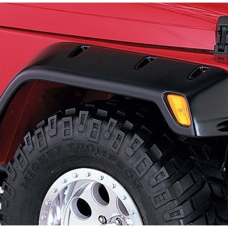 Bushwacker 10908-07 - BUS10908-07 - Bushwacker 97-06 Jeep TJ Max Pocket Style Flares 4pc - Black - Shipped in Europe - Tuningsupply.com