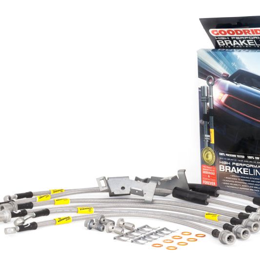 Goodridge 14123 - GRI14123 - Goodridge 08-13 Chevrolet Silverado (w/ Rear Disc Brakes) SS Brake Lines - Shipped in Europe - Tuningsupply.com