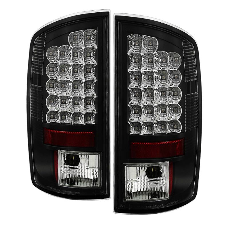 SPYDER 5002617 - SPY5002617 - Spyder Dodge Ram 07-08 1500/Ram 07-09 2500/3500 LED Tail Lights Black ALT-YD-DRAM06-LED-BK - Shipped in Europe - Tuningsupply.com
