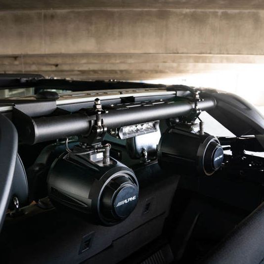 DV8 Offroad BRSB-01 - DVEBRSB-01 - DV8 Offroad 21-22 Ford Bronco 4dr Rear Speaker & Light Mount Bar - Shipped in Europe - Tuningsupply.com
