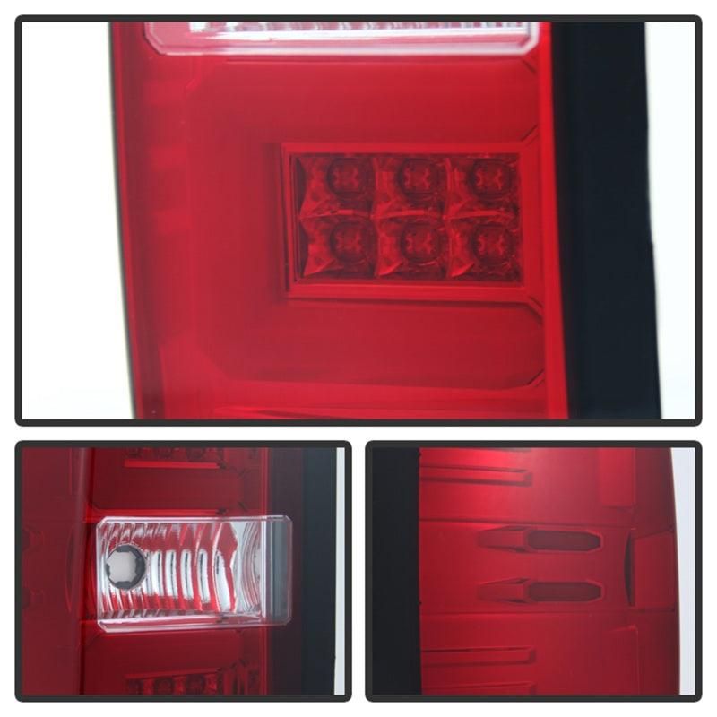 SPYDER 5080011 - SPY5080011 - Spyder Chevy 1500 14-16 Light Bar LED Tail Lights Red Clear ALT-YD-CS14-LBLED-RC - Shipped in Europe - Tuningsupply.com