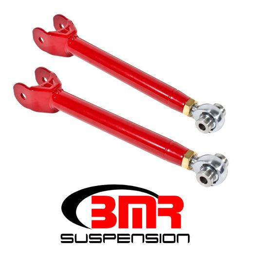 BMR Suspension TCA060R - BMRTCA060R - BMR 16-17 6th Gen Camaro Lower Trailing Arms w/ Single Adj. Rod Ends - Red - Shipped in Europe - Tuningsupply.com