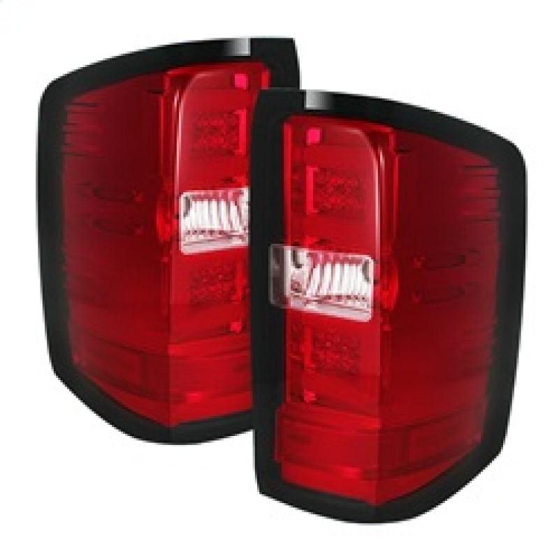 SPYDER 5080011 - SPY5080011 - Spyder Chevy 1500 14-16 Light Bar LED Tail Lights Red Clear ALT-YD-CS14-LBLED-RC - Shipped in Europe - Tuningsupply.com