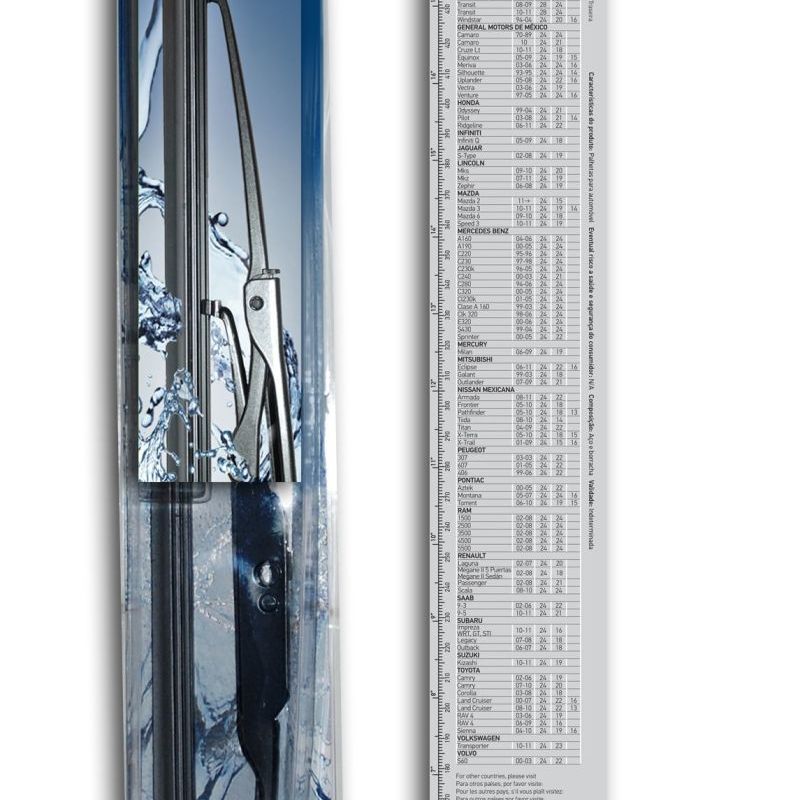 Hella LA9XW398114024 - HELLA9XW398114024 - Hella Standard Wiper Blade 24in - Single - Shipped in Europe - Tuningsupply.com