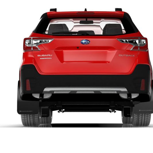 Rally Armor MF66-UR-BLK/BL - RALMF66-UR-BLK/BL - Rally Armor 20-25 Subaru Outback Black UR Mud Flap w/Blue Logo - Shipped in Europe - Tuningsupply.com