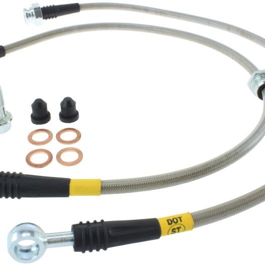 Stoptech 950.42505 - STO950.42505 - StopTech 00-06 Nissan Sentra SE-R Stainless Steel Rear Brake Lines - Shipped in Europe - Tuningsupply.com