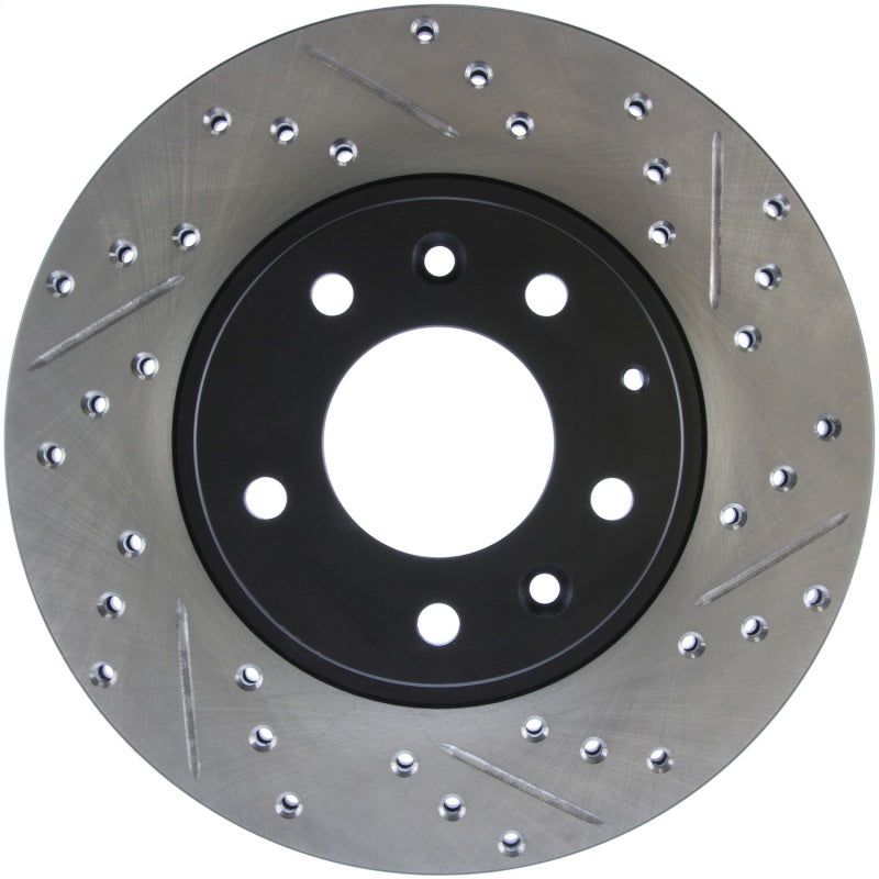 Stoptech 127.45051L - STO127.45051L - StopTech Slotted & Drilled Sport Brake Rotor - Shipped in Europe - Tuningsupply.com