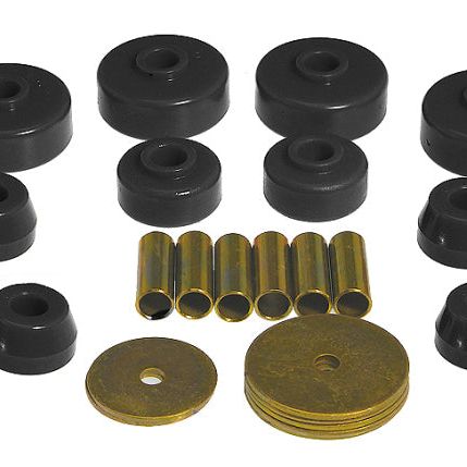 Prothane 18-101-BL - PRO18-101-BL - Prothane 79-88 Toyota Truck 4wd Body Mount Kit - Black - Shipped in Europe - Tuningsupply.com
