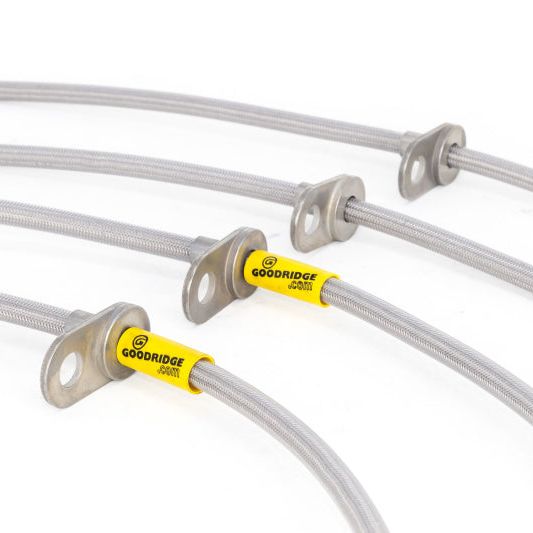 Goodridge 20041 - GRI20041 - Goodridge 17-21 Honda Civic Hatchback Stainless Steel Brake Line Kit - Shipped in Europe - Tuningsupply.com