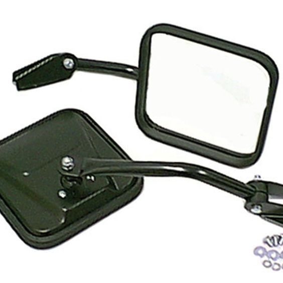 OMIX 11001.02 - OMI11001.02 - Omix Side Mirror Kit Black- 55-86 Jeep CJ Models - Shipped in Europe - Tuningsupply.com