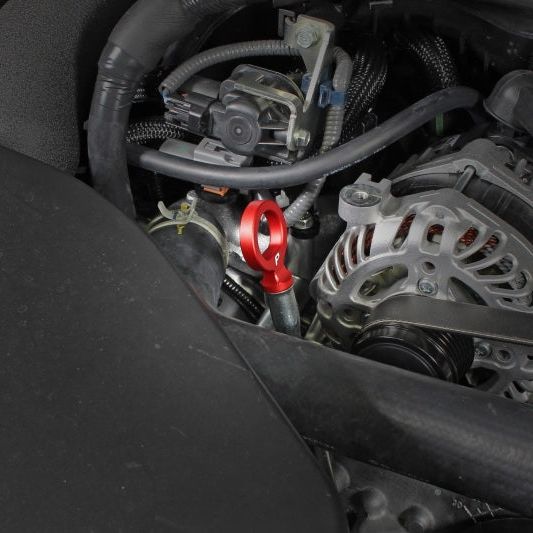 Perrin Performance PSP-ENG-721RD - PERPSP-ENG-721RD - PERRIN 15-25 Subaru WRX & 13-25 BRZ/FR-S/86/GR86 Dipstick Handle Loop Style - Red - Shipped in Europe - Tuningsupply.com