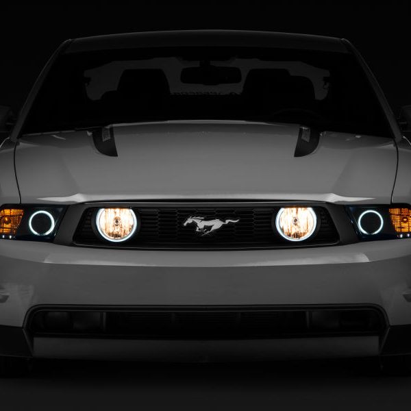 Raxiom 49134 - RAX49134 - Raxiom 05-12 Ford Mustang GT LED Halo Fog Lights (Smoked) - Shipped in Europe - Tuningsupply.com