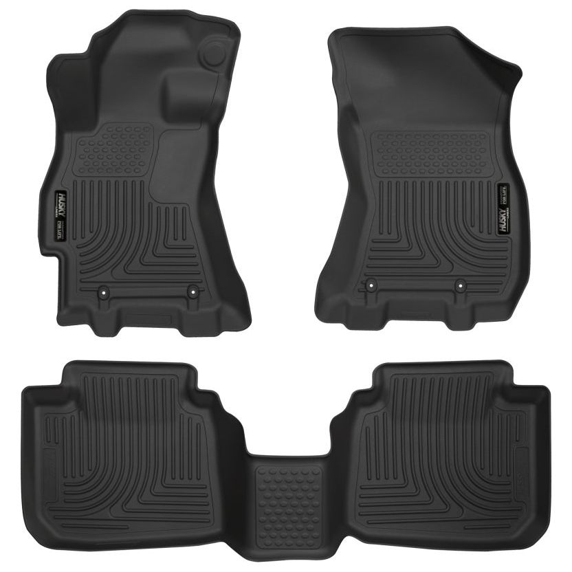 Husky Liners 99671 - HSL99671 - Husky Liners 2015 Subaru Legacy/Outback Weatherbeater Black Front & 2nd Seat Floor Liners - Shipped in Europe - Tuningsupply.com