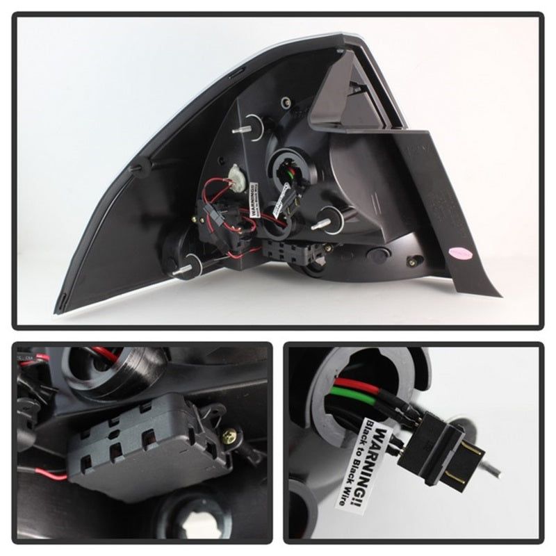 SPYDER 5076380 - SPY5076380 - Spyder Chevy Impala 2006-2013 LED Tail Lights Black ALT-YD-CHIP06-LED-BK - Shipped in Europe - Tuningsupply.com