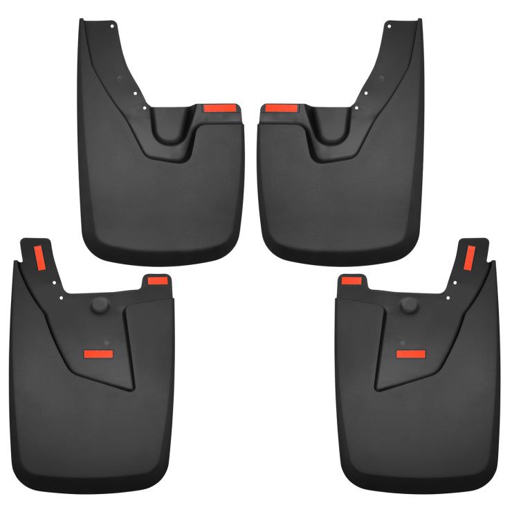 Husky Liners 58056 - HSL58056 - Husky Liners 19-22 Ram 2500/3500 with OEM Fender Flares Custom-Molded Front & Rear Mud Guards - Shipped in Europe - Tuningsupply.com