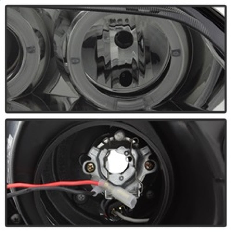 SPYDER 5009104 - SPY5009104 - Spyder BMW Z3 96-02 Projector Headlights LED Halo Smoke High H1 Low H1 PRO-YD-BMWZ396-HL-SM - Shipped in Europe - Tuningsupply.com