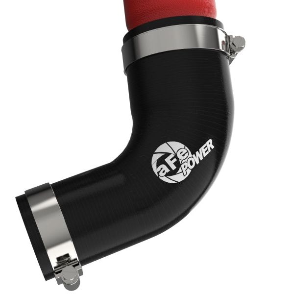aFe 46-20558-R - AFE46-20558-R - aFe 2022 Toyota Land Cruiser (J300) V6-3.5L (tt) BladeRunner 2.5in Aluminum Hot Charge Pipe - Red - Shipped in Europe - Tuningsupply.com