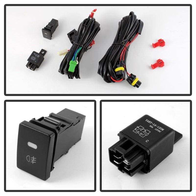 SPYDER 5020826 - SPY5020826 - Spyder Toyota Tundra 07-13 All Double Cab/CrewMax OEM Fog Lightsw/swch Smke FL-CL-TTU07-SM - Shipped in Europe - Tuningsupply.com