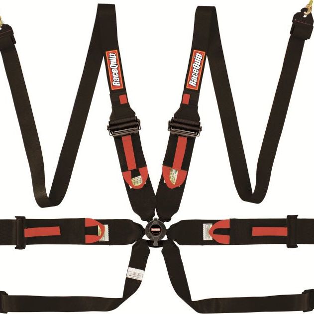 Racequip 854004 - RQP854004 - RaceQuip Black FIA CAMLOCK 6pt Pull Up Lap FHR - Shipped in Europe - Tuningsupply.com