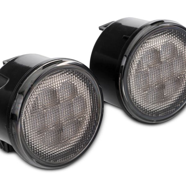 Raxiom J108040 - RAXJ108040 - Raxiom 07-18 Jeep Wrangler JK Axial Series LED Amber Turn Signals (Smoked) - Shipped in Europe - Tuningsupply.com