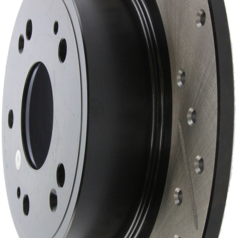 Stoptech 127.40068R - STO127.40068R - StopTech 09-10 Acura TSX / 08-10 Honda Accord Coupe/05-10 Sedan Right Rear Slotted & Drilled Rotor - Shipped in Europe - Tuningsupply.com