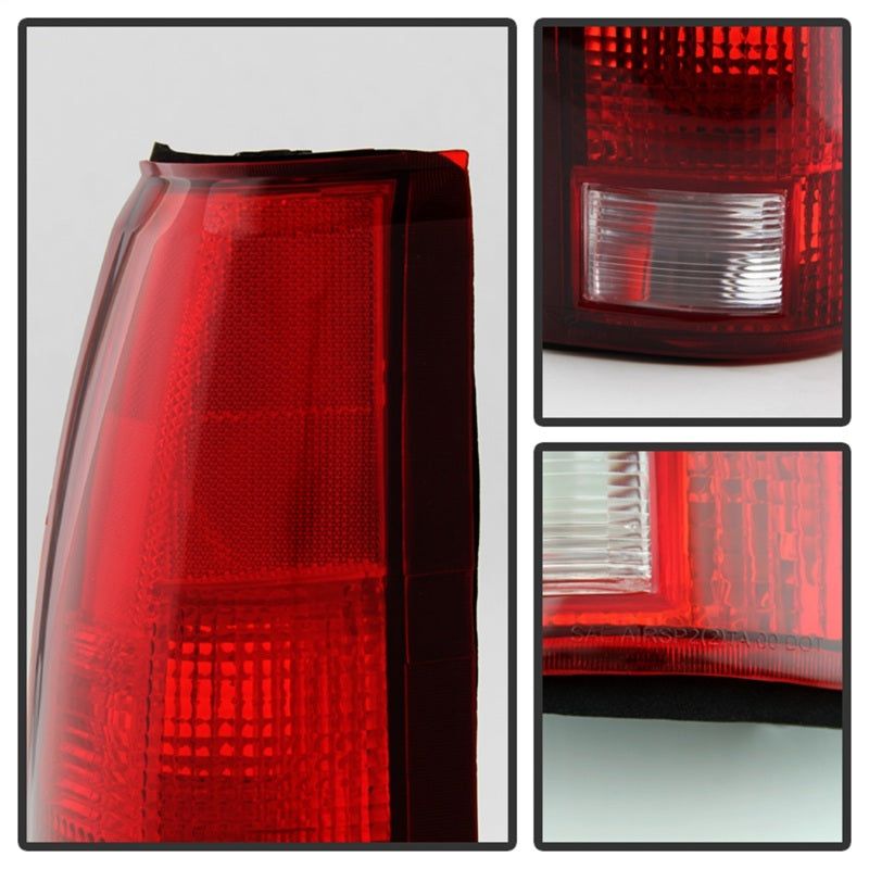 SPYDER 9028779 - SPY9028779 - xTune Chevy Blazer Full Size 92-94 / Cadillac Escalade 99-00 Tail Light OEM ALT-JH-CCK88-OE-RC - Shipped in Europe - Tuningsupply.com