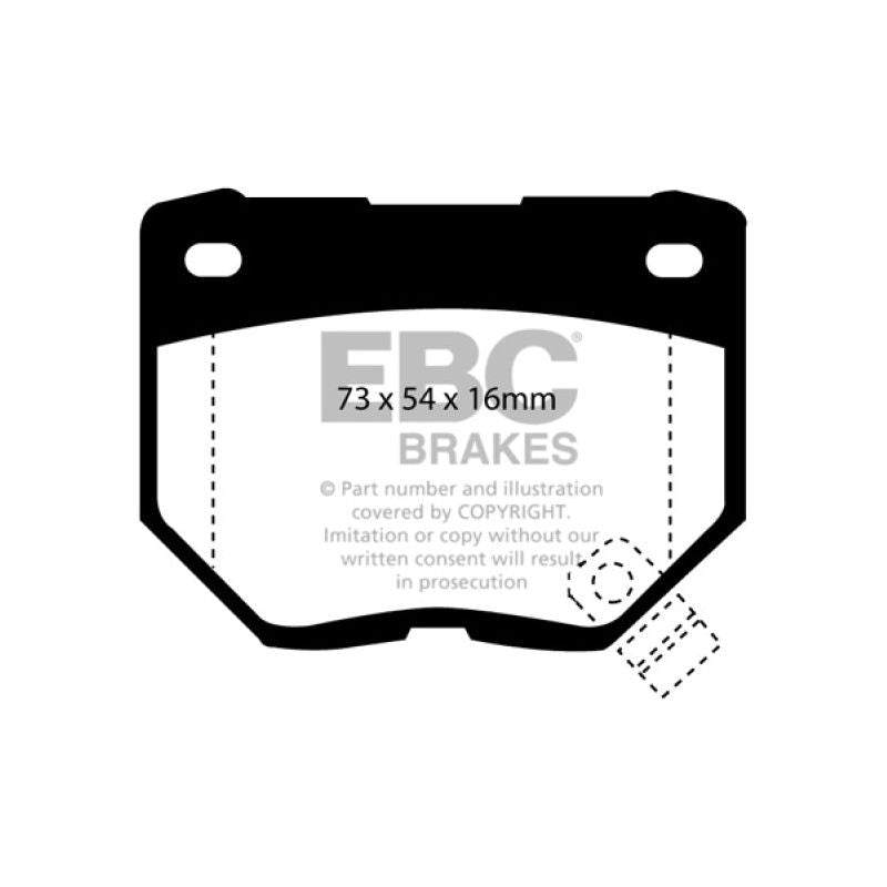 EBC DP2826 - EBCDP2826 - EBC 98-03 Nissan Skyline (R34) 2.5 GT (200) Greenstuff Rear Brake Pads - Shipped in Europe - Tuningsupply.com