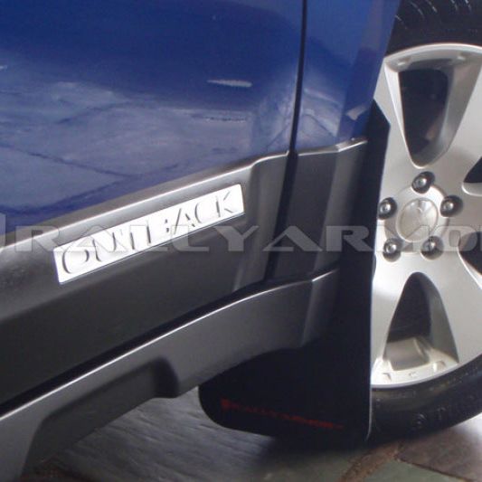 Rally Armor MF16-UR-BLK/RD - RALMF16-UR-BLK/RD - Rally Armor 10-14 Subaru Outback Black UR Mud Flap w/ Red Logo - Shipped in Europe - Tuningsupply.com