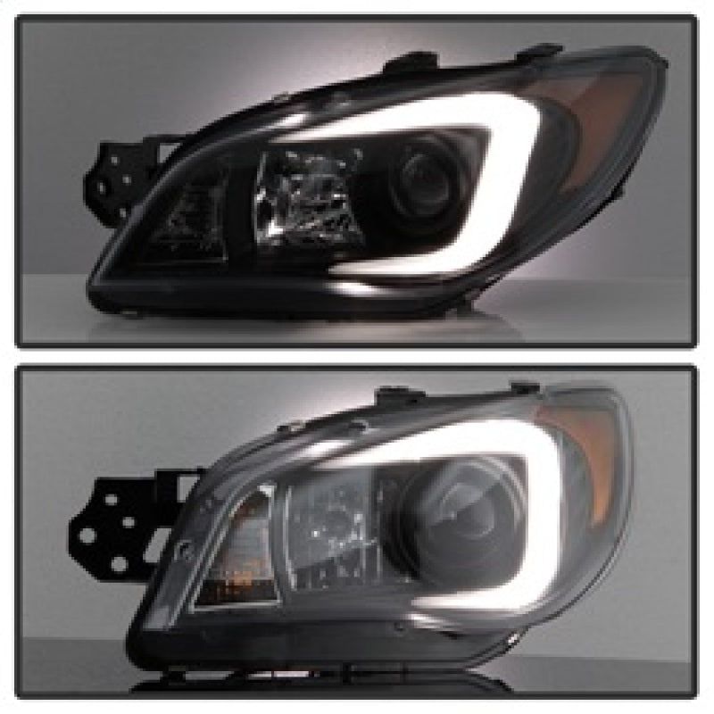 SPYDER 5083920 - SPY5083920 - Spyder Subaru WRX 2006-2007 Projector Headlights - Halogen Only - Black PRO-YD-SWRX06-LBDRL-BK - Shipped in Europe - Tuningsupply.com
