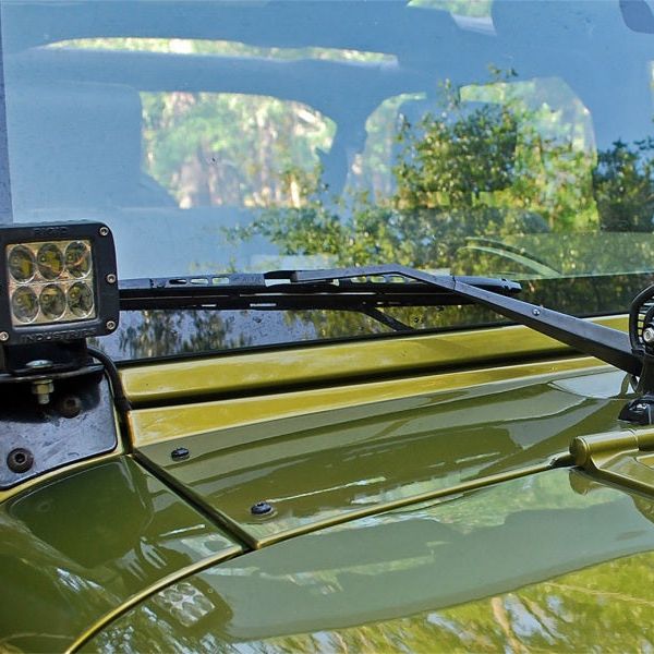 Rigid Industries 40139 - RIG40139 - Rigid Industries Jeep JK - A-Pillar Mount Set of 2 - For Dually/D2 set - Shipped in Europe - Tuningsupply.com