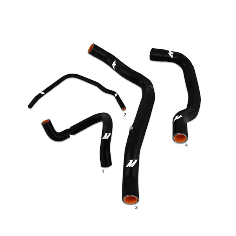 Mishimoto MMHOSE-TINY-01BK - MISMMHOSE-TINY-01BK - Mishimoto 02-06 Mini Cooper S (Supercharged) Black Silicone Hose Kit - Shipped in Europe - Tuningsupply.com