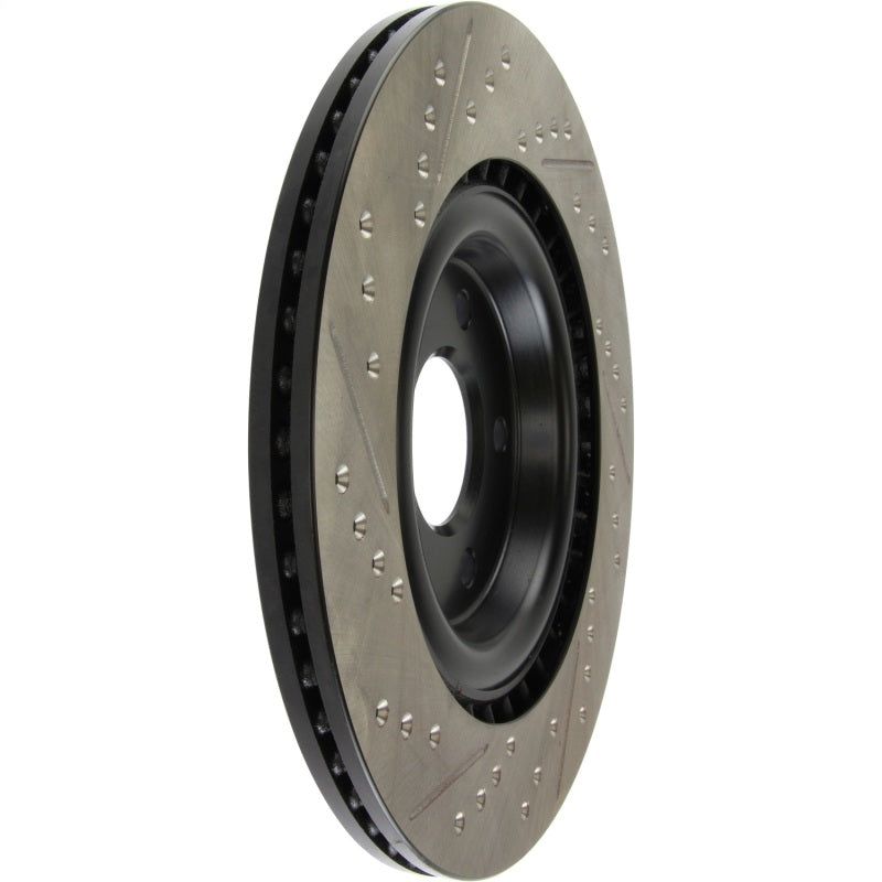 Stoptech 127.33137L - STO127.33137L - StopTech Slotted & Drilled Sport Brake Rotor - Shipped in Europe - Tuningsupply.com