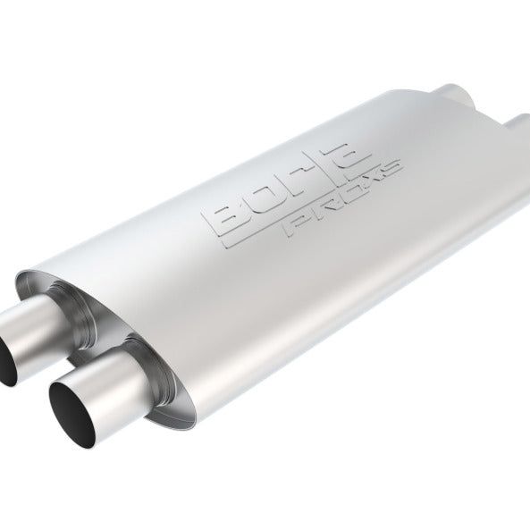 Borla 400287 - BOR400287 - Borla 2.25in Dual In/Out 19in x 9.5in x 4in Turbo XL Muffler - Shipped in Europe - Tuningsupply.com