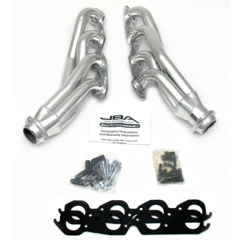 JBA 1822S-3JS - JBA1822S-3JS - JBA 88-93 GM Truck 7.4L BBC w/o A.I.R. 1-3/4in Primary Silver Ctd Cat4Ward Header - Shipped in Europe - Tuningsupply.com
