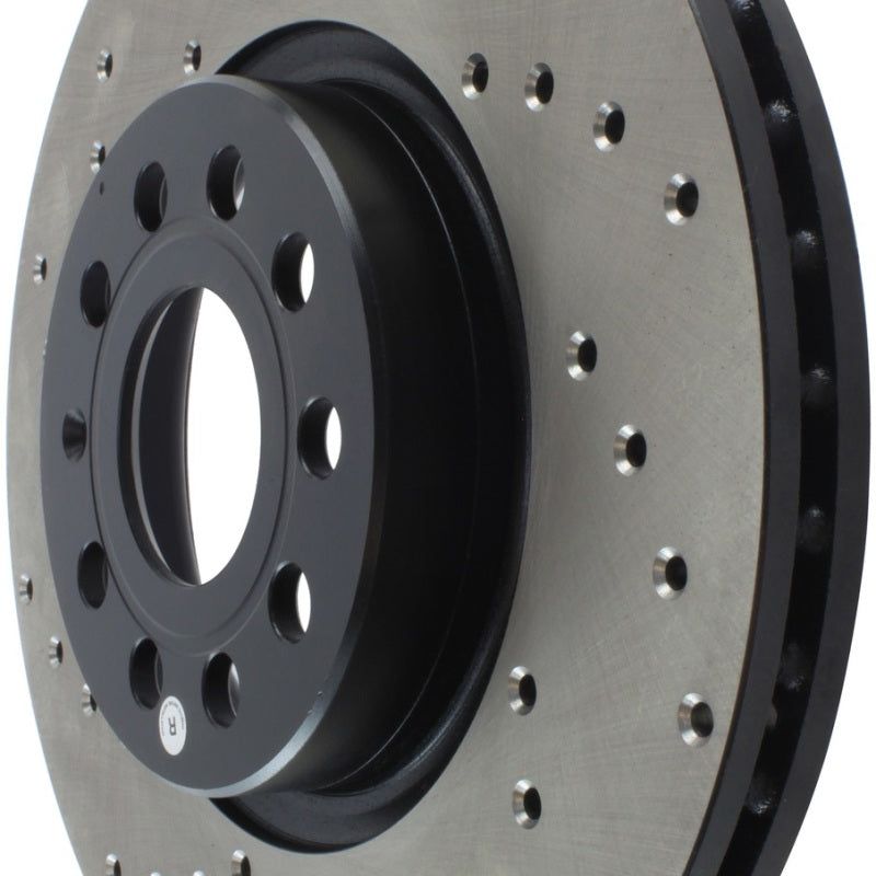 Stoptech 128.33098R - STO128.33098R - StopTech Drilled Sport Brake Rotor - Shipped in Europe - Tuningsupply.com