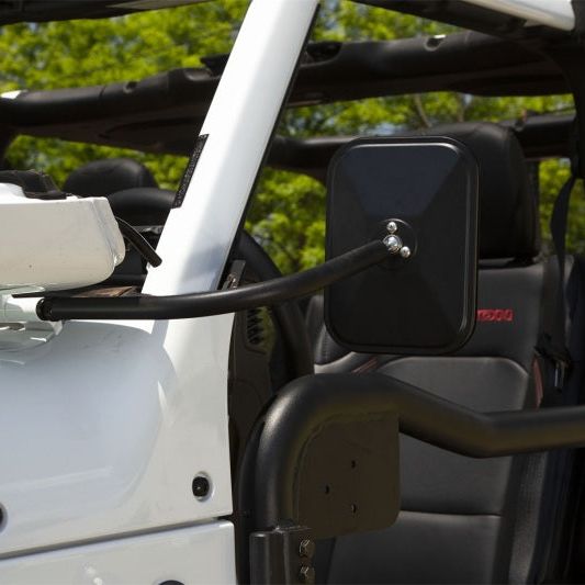 Rugged Ridge 11025.26 - RUG11025.26 - Rugged Ridge 18-20 Jeep Wrangler JL/JT Rectangular Trail Mirror Kit - Shipped in Europe - Tuningsupply.com