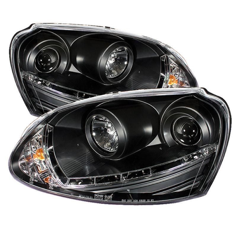 SPYDER 5017529 - SPY5017529 - Spyder Volkswagen GTI 06-09/Jetta 06-09 Xenon/HID Model Only - DRL Black PRO-YD-VG06-HID-DRL-BK - Shipped in Europe - Tuningsupply.com