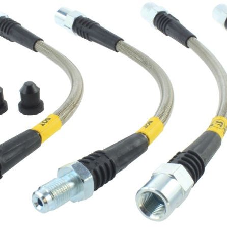 Stoptech 950.34510 - STO950.34510 - StopTech 87-91 BMW M3 / 89-4/91 325/328 Series (E30/E36) Rear Stainless Steel Brake Line Kit - Shipped in Europe - Tuningsupply.com