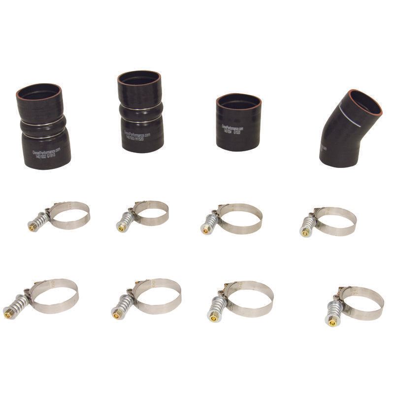 BD Diesel 1047035 - BDD1047035 - BD Diesel Intercooler Hose & Clamp Kit - 2003-2007 Ford 6.0L PowerStroke - Shipped in Europe - Tuningsupply.com