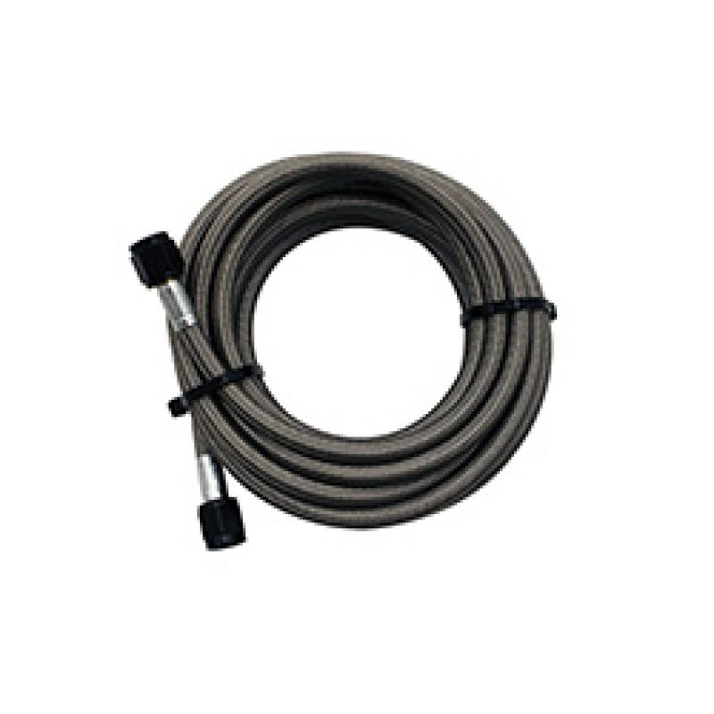 Snow Performance SNO-800-BRD - SNOSNO-800-BRD - Snow Performance 5ft Stainless Steel Braided Water Line (4AN Black) - Shipped in Europe - Tuningsupply.com